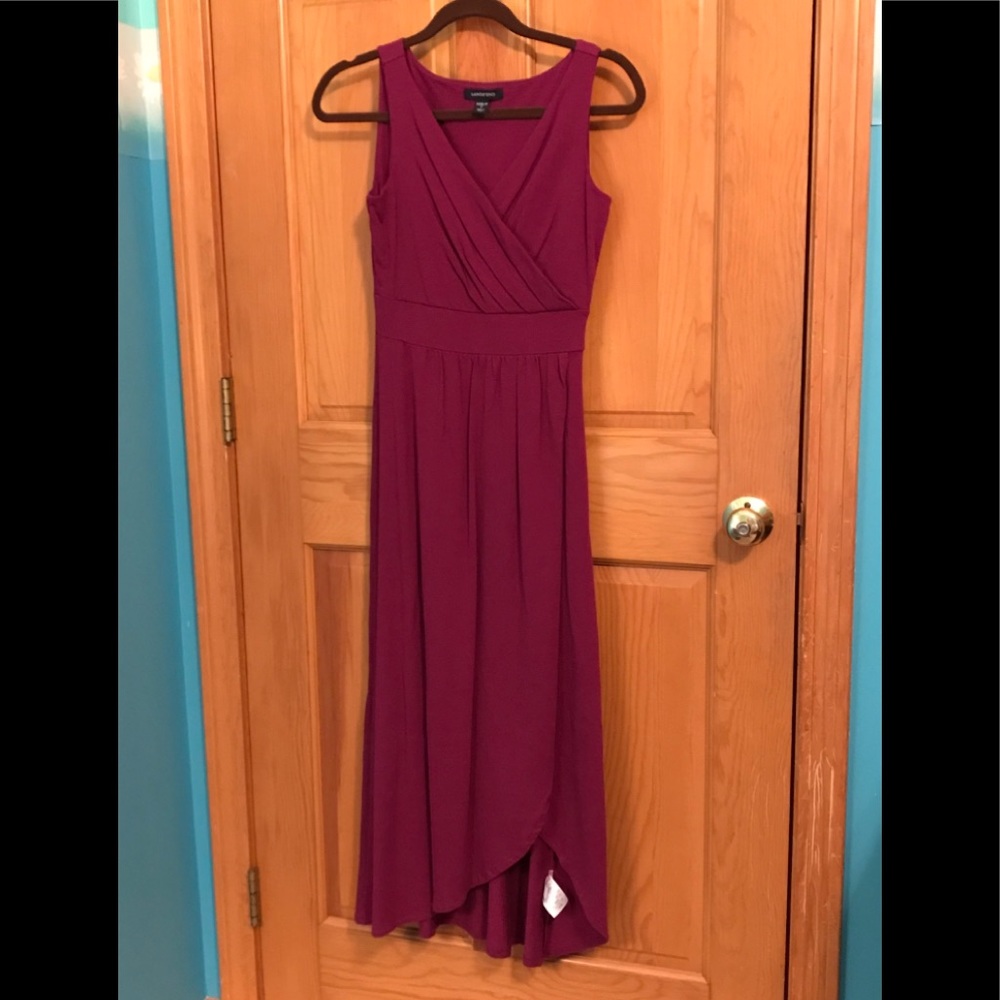 Lands’ End Faux Wrap Maxi Dress